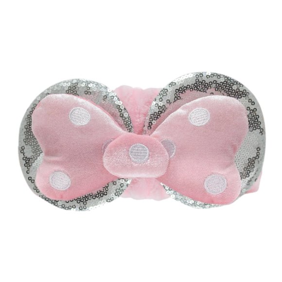 The Crème Shop X Disney Minnie 3D Headband in "Twinkle Pink" - Picture 1 of 3